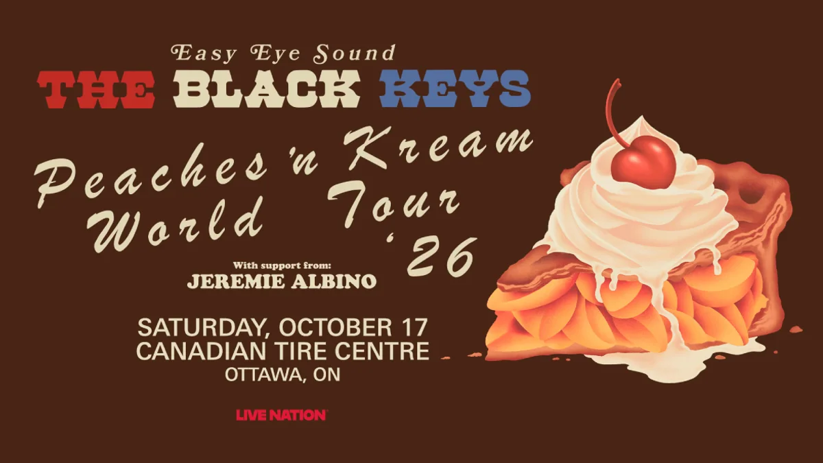 The Black Keys: Peaches ’n Kream Tour — official promotional artwork