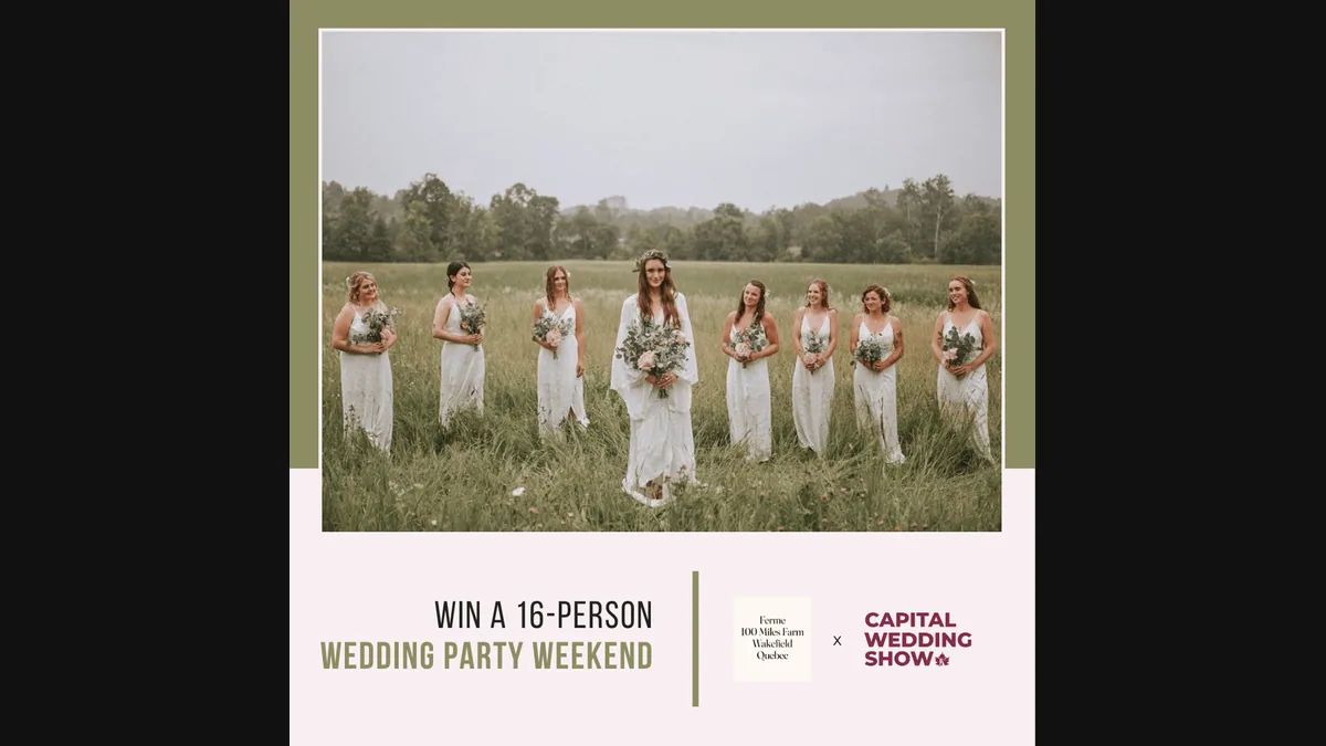 Capital Wedding Show 2026 official prize and event promotional artwork