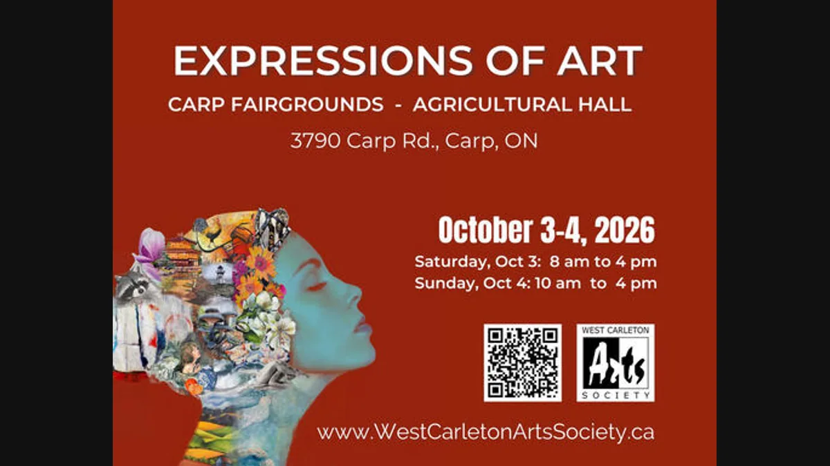 Expressions of Art 2026 juried exhibition and sale official poster