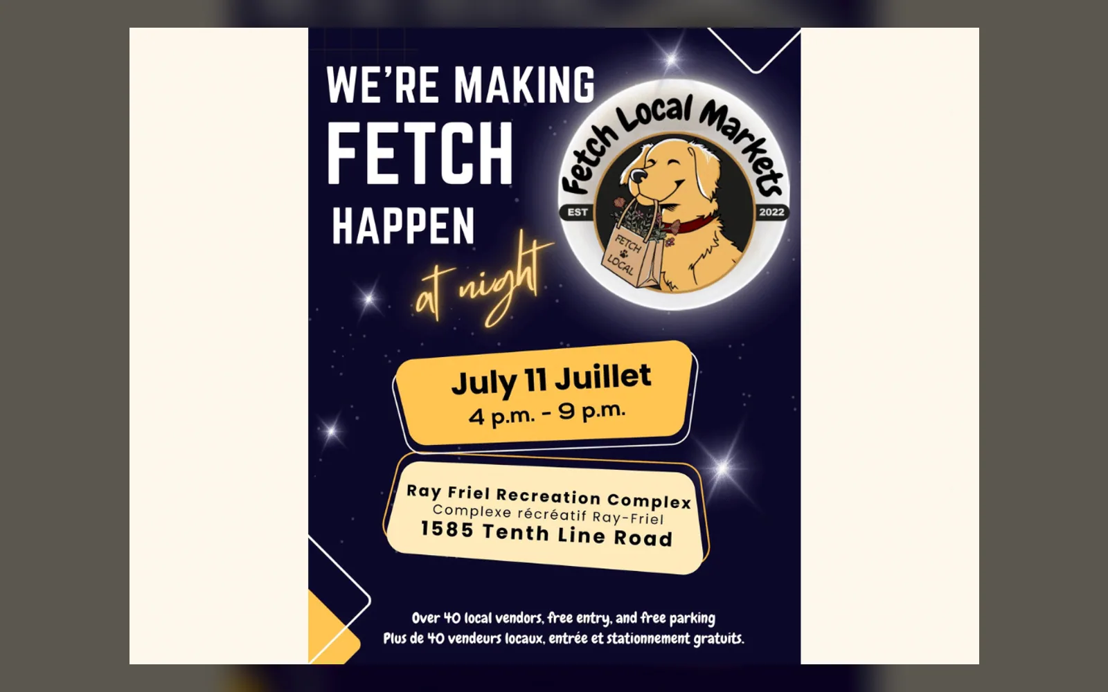Fetch Local Markets Night Market in Ottawa