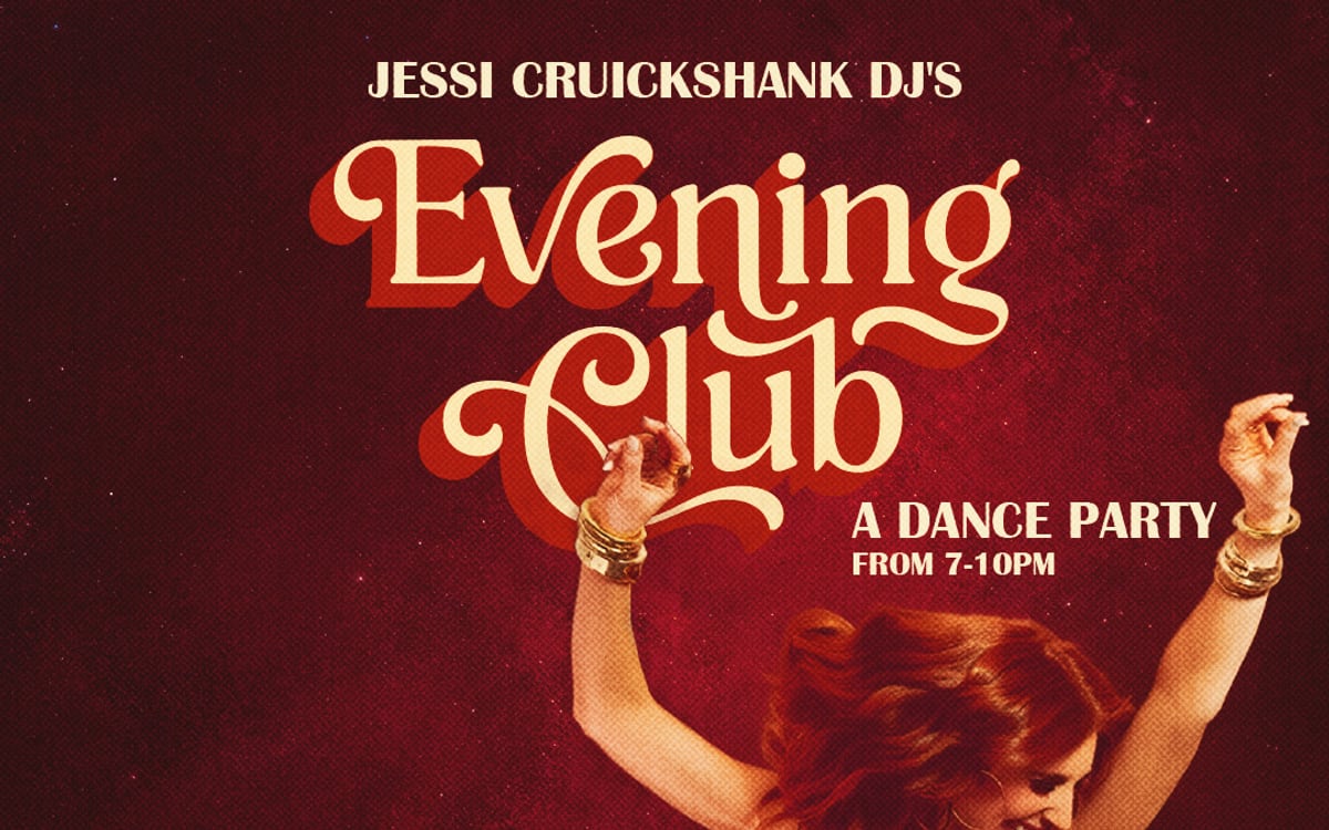 Jessi Cruickshank DJs Evening Club artwork