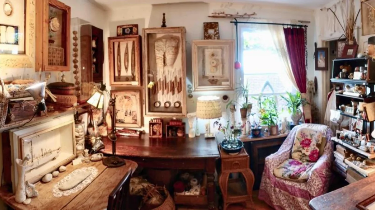 Artists and visitors during the New Edinburgh Artists’ Studio Tour