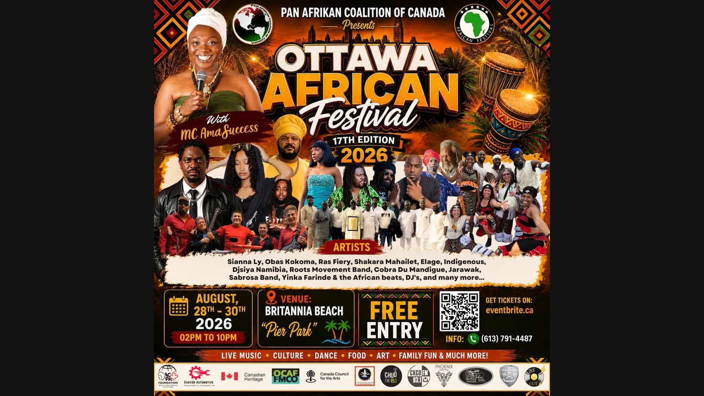 Official 2026 Ottawa African Festival poster