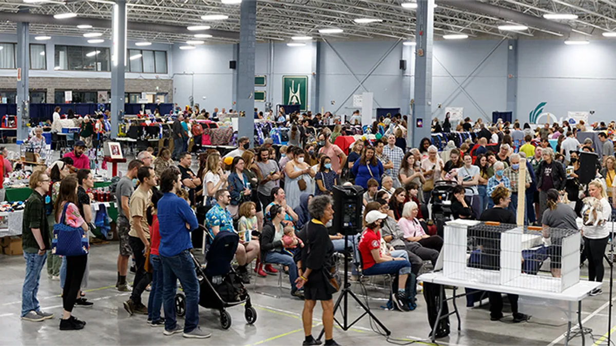 Visitors and exhibitors at a previous Ottawa Valley Cat Club show