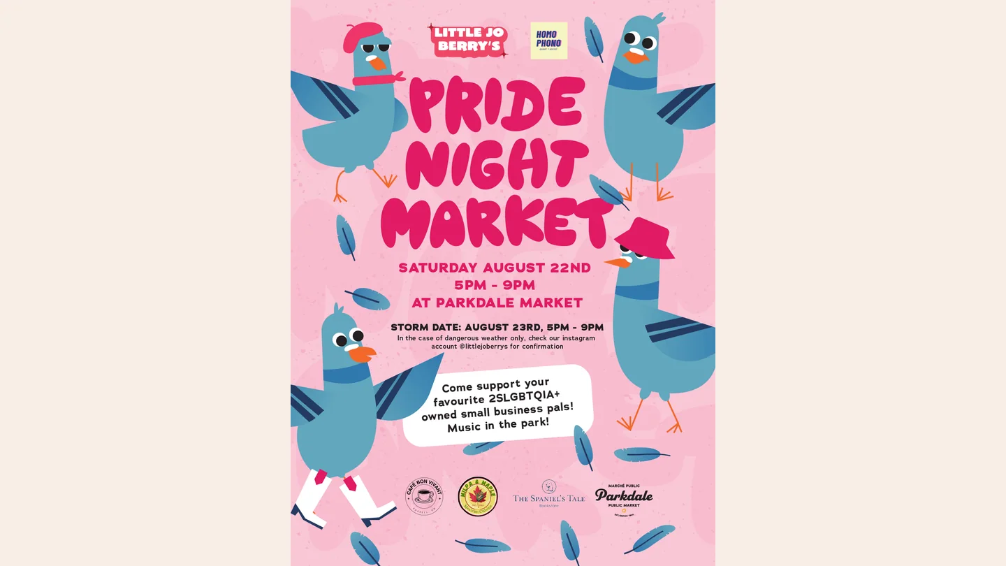 Pride Night Market promotional artwork