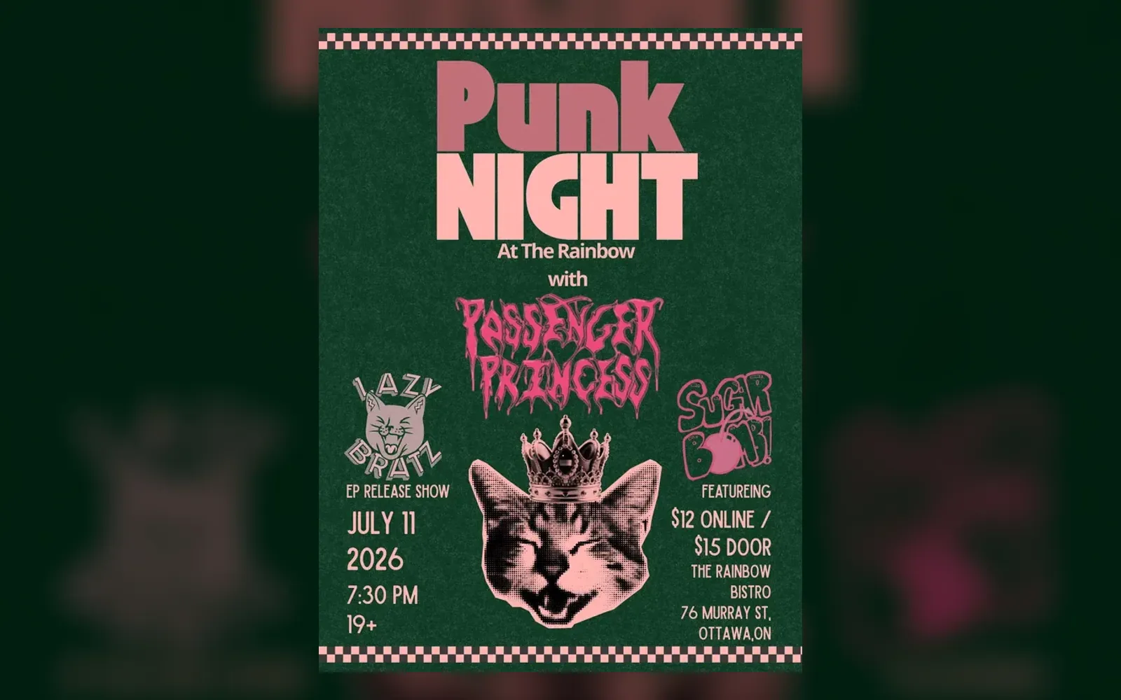 Punk Night at the Rainbow in Ottawa