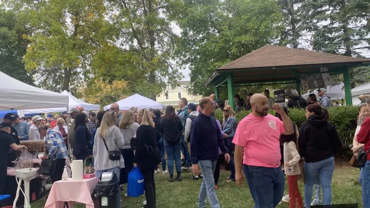 Visitors at the 2025 Stittsville Butter Tart Festival