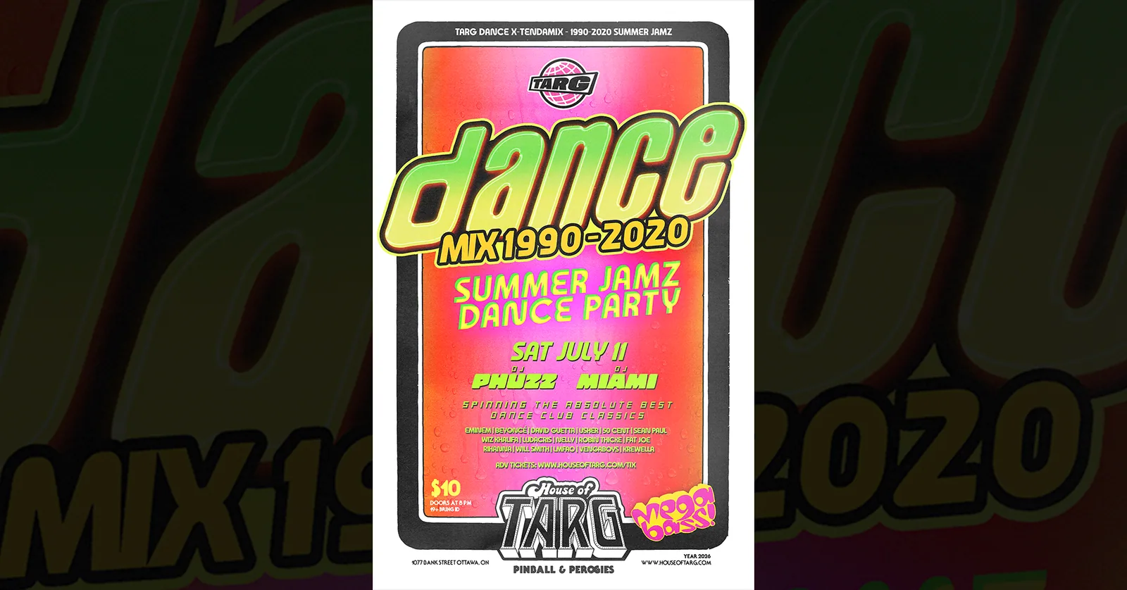 1990–2020 Summer Jamz Dance Party in Ottawa