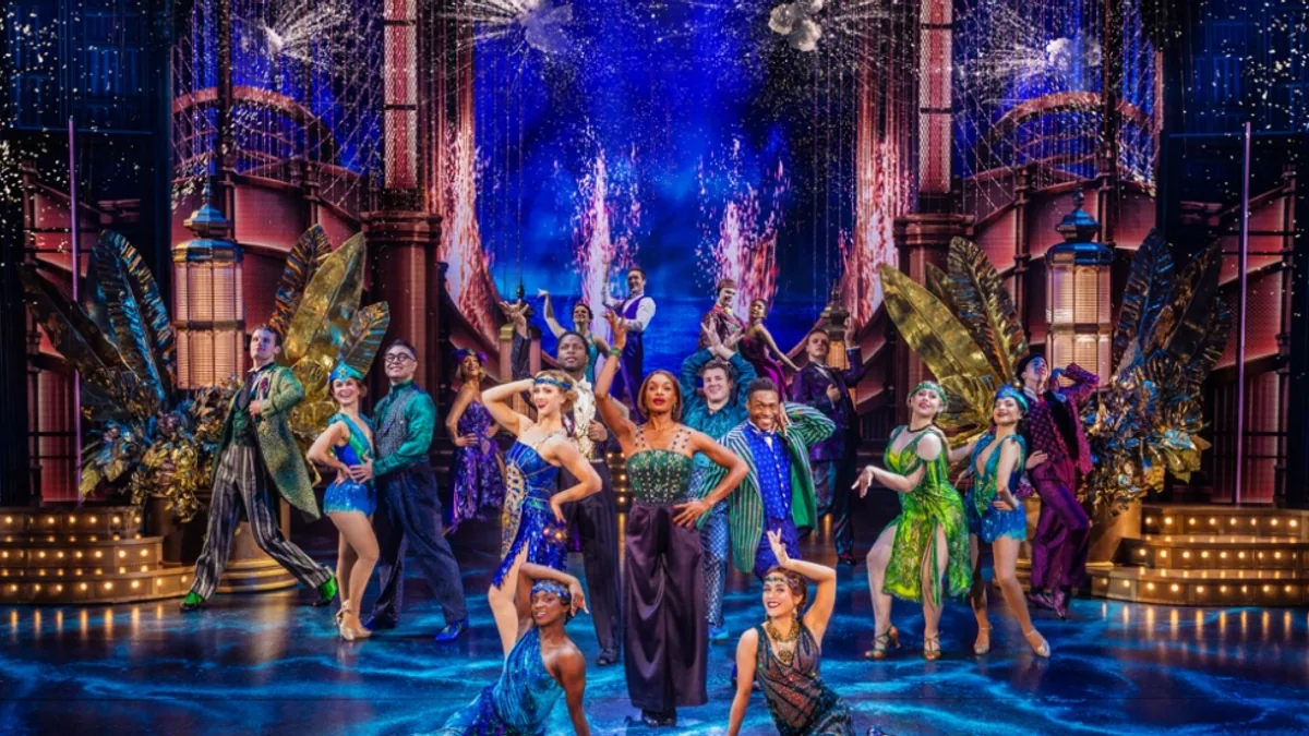 The Great Gatsby North American touring company on stage