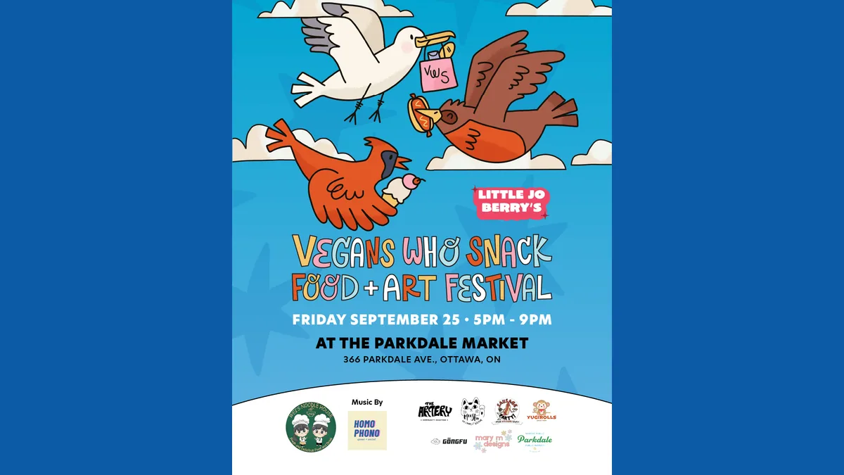 Vegans Who Snack Food & Art Festival official promotional artwork